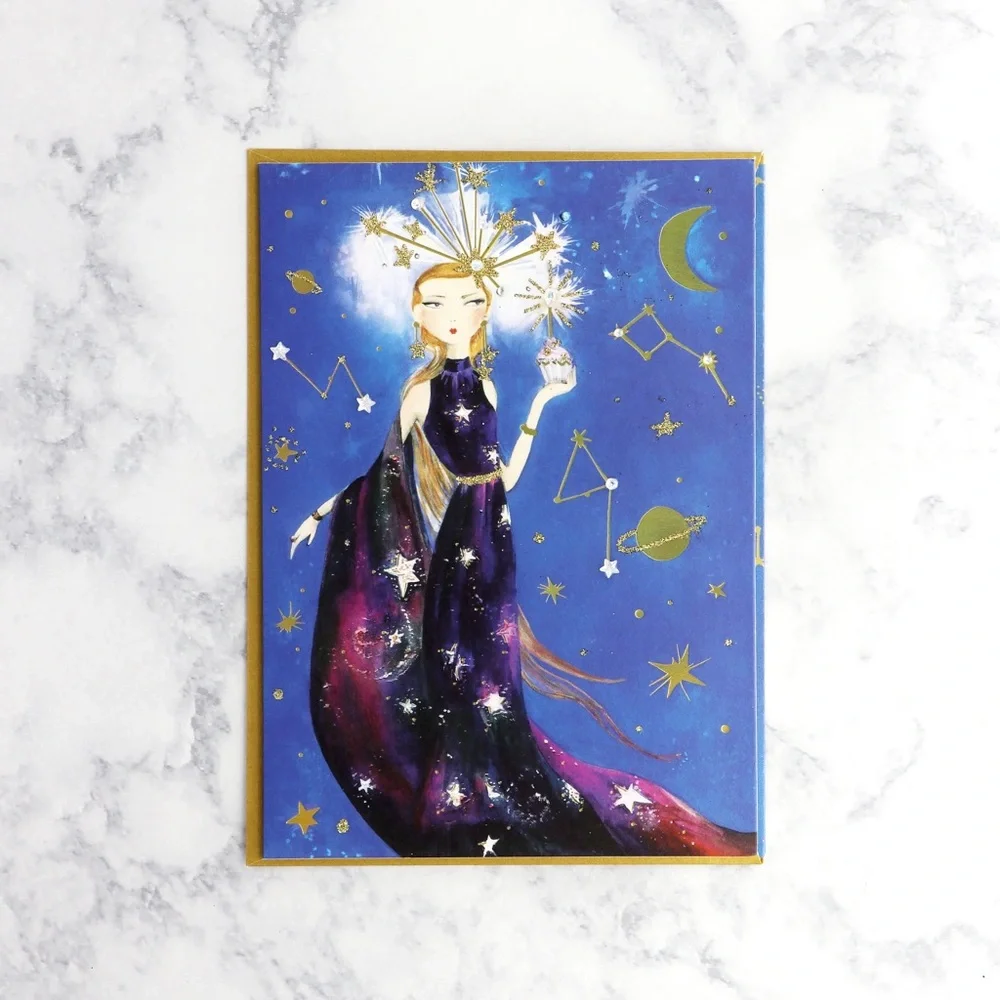 🆕Papyrus “Celestial Gal” Birthday Greeting Card
